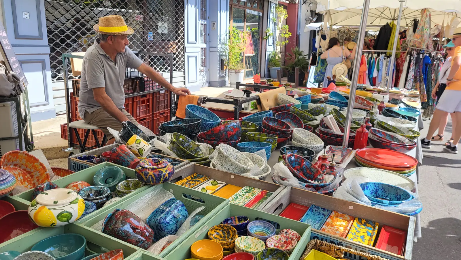 Colourful ceramics